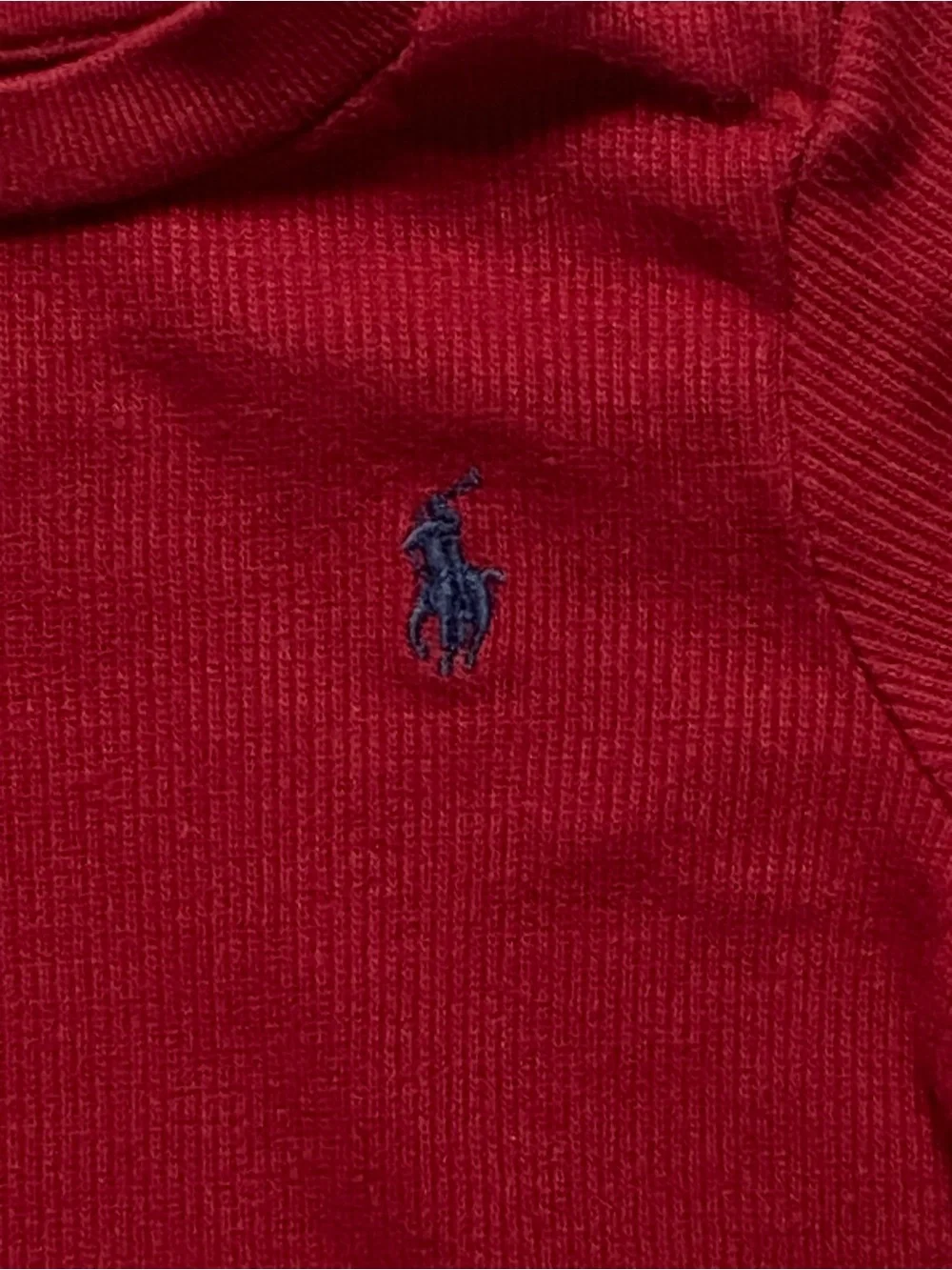 Polo Ralph Lauren Shirt Size 6 Months Boys Long Sleeve Burgundy Red 100% Cotton